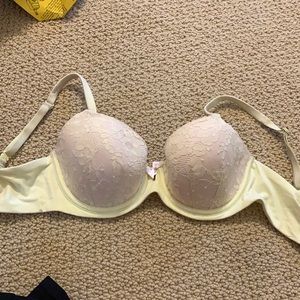 Victoria Secret Baby Yellow Bra